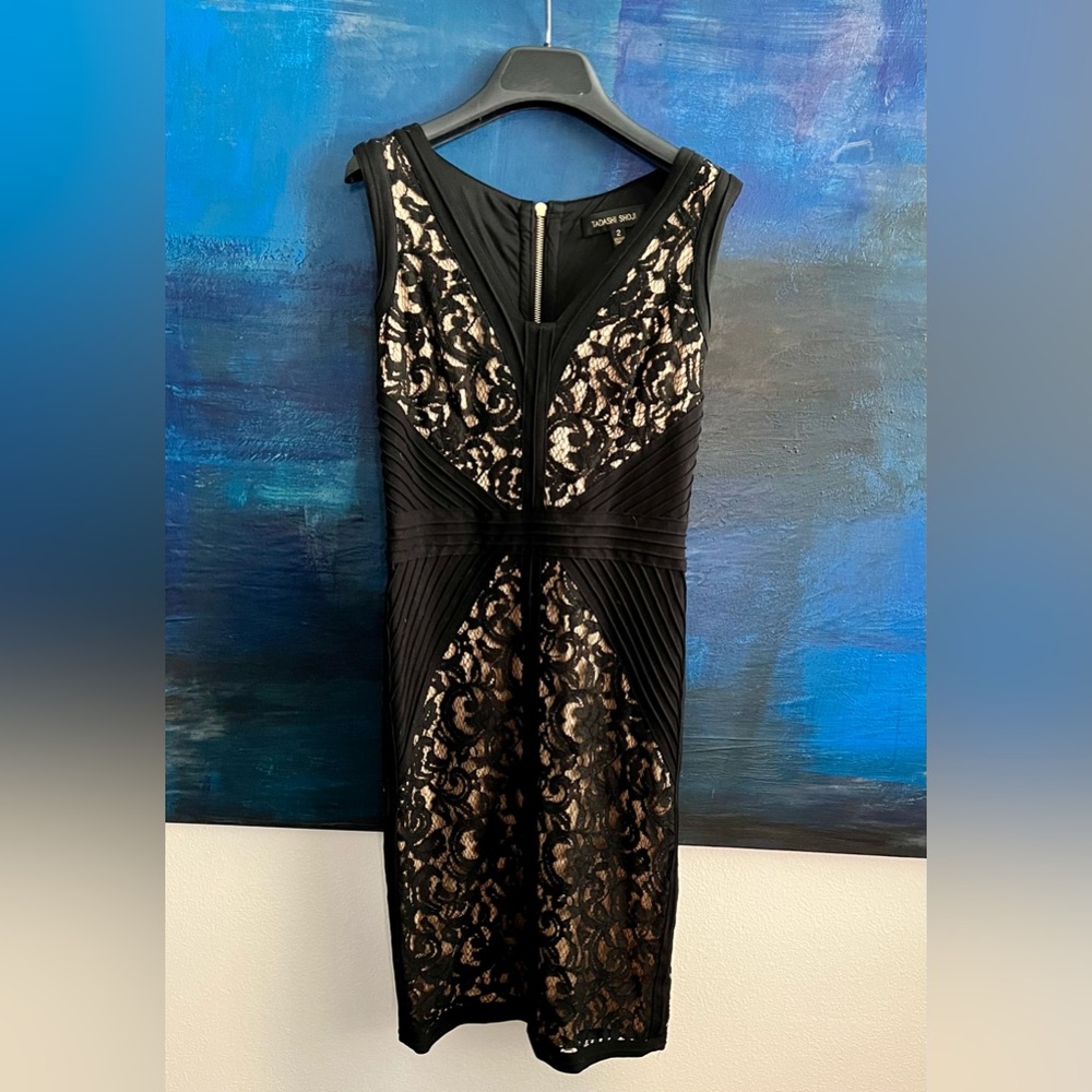 Tadashi Shoji Elegant Black Lace Dress - Picture 5 of 9